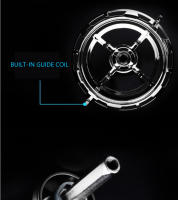 Carrete de Pesca de Alta Velocidad Serie 8000-14000 con Rueda de Fundición Larga Ultraligera de Aleación de Aluminio 17+1 Soporte de Bobina 4.8:1 - details 10