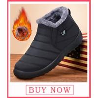 Botas de plataforma de felpa para mujer, zapatos planos para mantener el calor, invierno - details 1