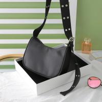 Bolso Hobo de nailon para mujer, bandolera informal de Color sólido, Estilo Vintage, a la moda - details 9