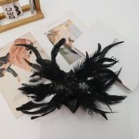 Máscaras de plumas de Halloween con lentejuelas, máscara de ojos de Halloween con cuerno grande, suministros para fiestas de Cosplay, máscara gótica, Carnaval de Halloween - details 7