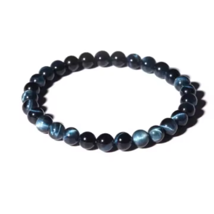 Pulsera de ojo de tigre bule Natural para hombres y mujeres, amuleto de buena suerte hecho a mano, joyería Feng Shui - 1