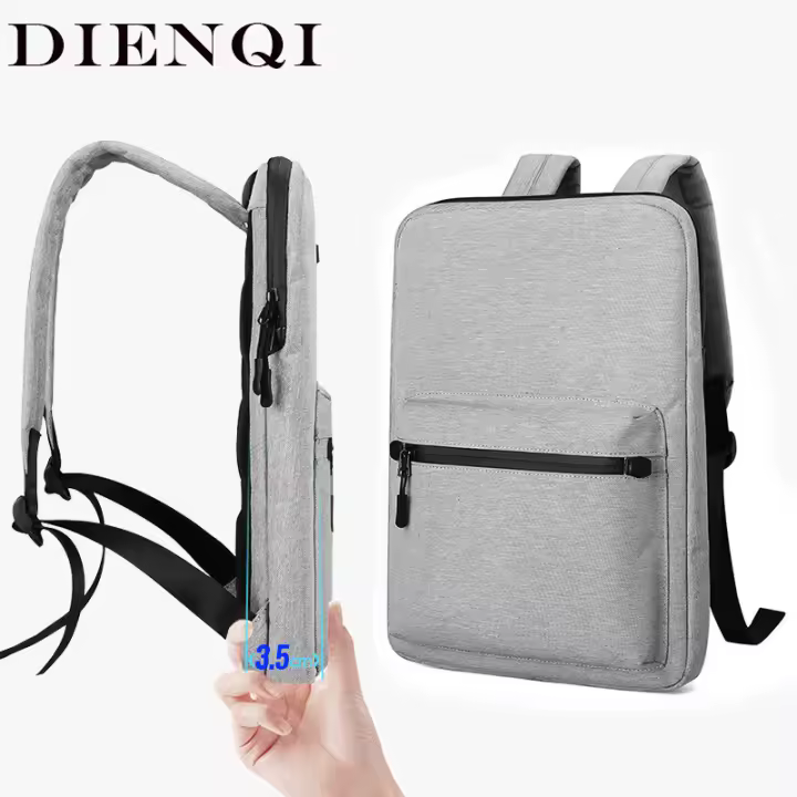 DIENQI MoChila Ultra-Delgada Para 14 '15,6 'Portátil Hombre Multi-use Bolsa de Trabajo Impermeable - 1