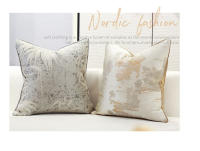 Fundas de Almohada Decorativas Modernas de Lujo Tiras Jacquard Gruesas Moda Nórdica para Sofá - details 10