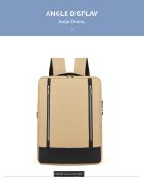 Mochilas de gran capacidad, mochilas de cerradura de contraseña impermeable para hombres, viajes de negocios, mochilas de carga USB - details 18