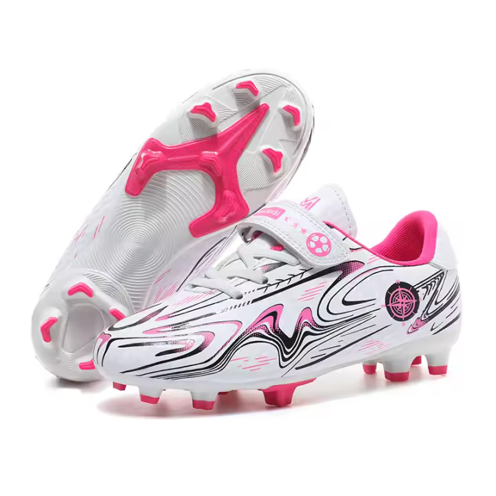 Zapatos de fútbol profesionales para niños y niñas, zapatillas de entrenamiento de césped, FG/TF - 1
