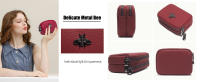 Cartera de Cuero Genuino para Mujeres Doble Cremallera, Estampado de Animal, Mini Monedero Útil con Características de Tarjeta de Crédito - details 1