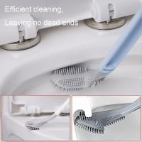 Other Escobilla para WC de Mango Largo con Cabeza de Cepillo de Golf de Silicona - Limpieza Profunda y Sin Extremos Muertos - details 3