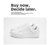 2025 nuevos zapatos cómodos de tabla zapatos de los hombres de las mujeres de los deportes de los modelos de la pareja zapatos blancos que aumentan pequeños zapatos blancos - details 2