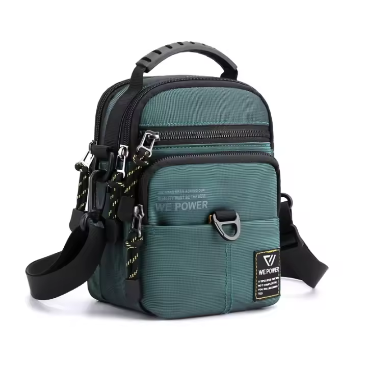 Mini bolsos cruzados pequeños multifunción de alta calidad, moda casual para hombres, bolso de hombro - 1