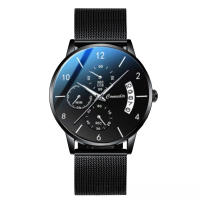 Reloj mecánico automático ultra fino para hombres versión coreana estudiante reloj de cuarzo - details 4