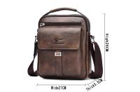 Canguro-Bolso de hombro Vintage para hombre, bandolera de cuero dividido, novedad de 2020 - details 0