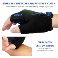 Guantes de bicicleta con almohadilla de Gel para hombre y mujer, manoplas transpirables antideslizantes para ciclismo de carretera, 5MM, 1 par - details 3
