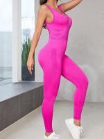 Traje de Yoga de Una Pieza para Mujeres Ouwu Ropa Moldeada Sin Costuras de Alta Elasticidad - details 1