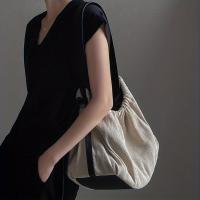 Bolso de Lienzo Minimalista 2025 Ligero, Espacioso, Cierre con Cordón, Diseño Duradero y Elegante para Uso Diario Disponible en Negro o Blanco - details 0