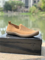 Zapatos de cuero de los hombres de cuero genuino hueco transpirable retro zapatos casuales suela suave un pedal perezoso versátil tacón plano zapatos Doudou - details 12