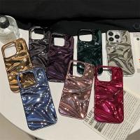 Funda de Teléfono de Electroplastico de Color Sólido Cubierta Protectora Completa para Iphone 15 11 - details 0