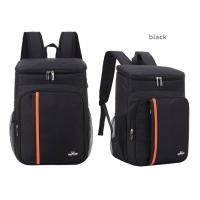 Bolsa de almuerzo térmica portátil de 18L, caja de comida duradera, refrigerador impermeable, funda con aislamiento de hielo, barbacoa, Camping, Oxford, mochilas para cena, Icebox - details 8