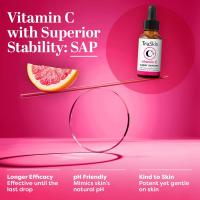 TruSkin Super suero de vitamina C - niacinamida, retinol, ácido hialurónico y salicílico - suero antienvejecimiento todo en uno para la cara - mejora la apariencia de las manchas oscuras, firmeza para una piel más brillante, 2 fl oz - details 4