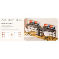 Bureau table bureau ordinateur desk bureau blanc bureau gaming bureau petit bureau avec étagère