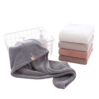 Tuqiang Gorro de Ducha de Lana de Coral Toalla de Cabeza Absorbente de Microfibra para Adultos - details 0