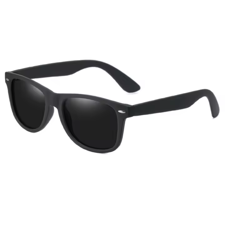 Gafas de Sol Polarizadas Cuadradas Clásicas Gafas de Sol Negras Retro para Hombres y Mujeres - 1