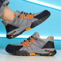 Zapatillas de trabajo con punta de acero para hombre, zapatos de seguridad a prueba de perforaciones, botas, calzado de seguridad indestructible a la moda, novedad de 2023 - details 15