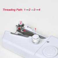 Mini Máquina de Coser Portátil Asistente de Bordado Eléctrico Sin Cable para Reparaciones Rápidas DIY Ropa - details 5