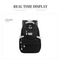 Mochila escolar para chicas adolescentes, morral sencillo de color sólido para mujer, morral escolar juvenil - details 18