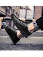 Nuevos Zapatos Blancos para Hombre Zapatos de Cuero de Vaca de Primavera y Otoño, Transpirables, de Suela Suave, Para Parejas, Zapatos Deportivos Casuales - details 2