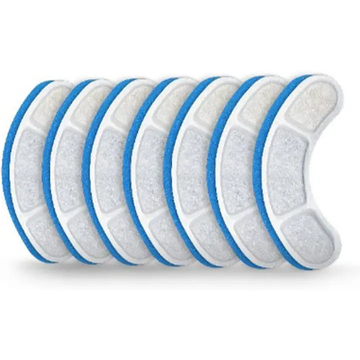 Filtro de Agua para Fuente de Gatos 8pcs Azul Blanco Reemplazo para Accesorios de Fuente de Mascotas - 1