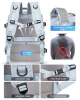 Mochila Impermeable con USB Para Hombre y Mujer, Bolsa De Deporte Para Ordenador De 17 Pulgadas, Antirrobo, Bolso Escolar Para Estudiante - details 6