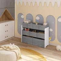 Organizador de Juguetes para Niños Estante de Almacenamiento de 3 Niveles con 6 Cajas Extraíbles - details 11
