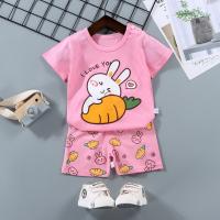 Conjunto de Manga Corta para Niños Puro Algodón Camisetas de Verano para Bebés - details 6