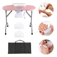 MESA DE MANICURA plegable con succión, mesa de uñas portátil con ruedas, MESA DE MANICURA móvil para el hogar, salones de uñas, Oficina - details 0