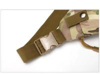 Bolsa de pecho para hombre, bolsa de almacenamiento táctica de camuflaje, billetera antirrobo para deportes al aire libre, bolsa para pistola de bicicleta, paquete informal para ciclismo - details 17