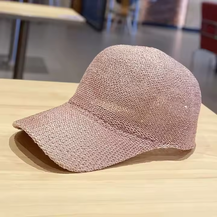 Gorra de Béisbol para el Verano Protección UV Ajustable Color Sólido Sombrero de Playa Casual para Mujer - 1