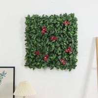 Panel de pared de plantas artificiales DIY, vida eterna, protección UV, alfombra de eucalipto Artificial, verde realista - details 7