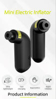 RRSKIT-miniinflador eléctrico ultraligero para bicicleta, bomba portátil de carga rápida, accesorios para bicicleta - details 0