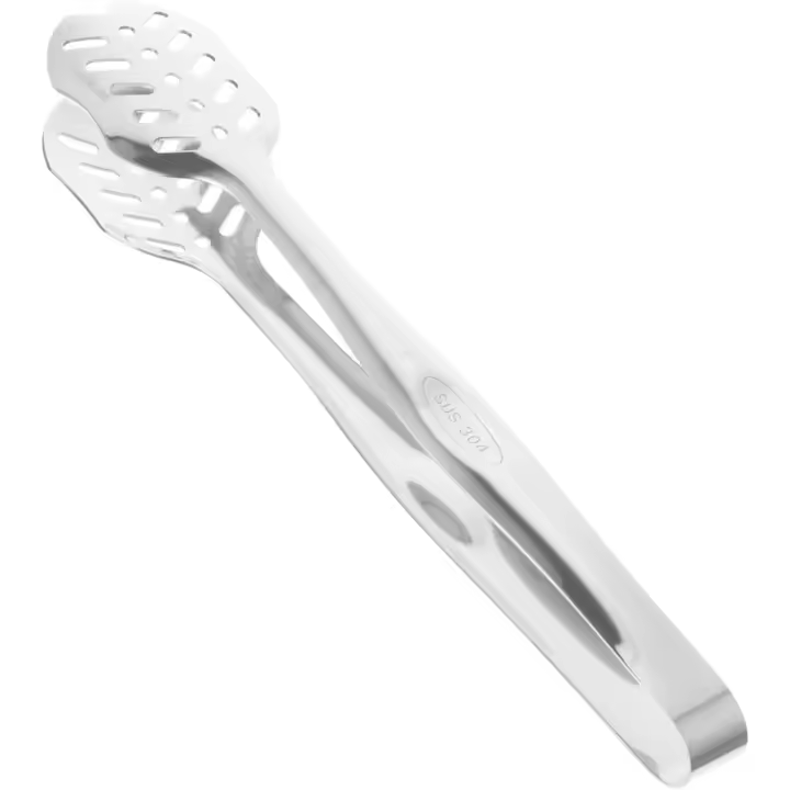Pinzas para alimentos, pinzas para parrilla prácticas, pinzas para carne de cocina, pinzas para barbacoa al aire libre, pinzas para cocinar de acero inoxidable, pinzas para pan de cocina, pinzas para postre, pinzas para alimentos horneados, pinzas para ba - 1