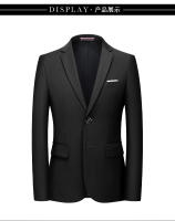 Chaqueta de traje blanca informal ajustada para hombre, blazer clásico de negocios, flujo de Color puro, alta calidad, talla grande - details 7