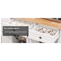 Isla de Cocina con Ruedas
