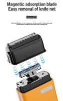 Reciprocating Shaver Mini Portable Electric Trimmer for Men Full Body Wash Magnetic Blade Head Type-c Rechargeable Electric Bear - details 1