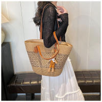 Bolso de Verano a la Moda Bolso de Malla para Mujer Bolso de Playa de Paja - details 9