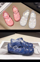 Nuevos zapatos de gelatina romana para niños, zapatos con agujero en la cabeza, zapatos de playa para vadear para niñas - details 29