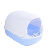 Caja de Arena Cerrada para mascotas, bandeja Sanitaria de PP, a prueba de salpicadoras, Gran capacidad, odorless para Gatos, a prueba de derames, Baño - details 0