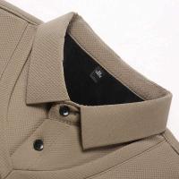 Conjunto de polo de dos piezas de manga larga falsa para hombre, camiseta informal de moda, top multifuncional cómodo para todas las estaciones, bloqueado - details 18