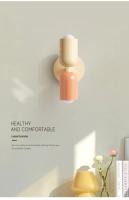 Lámpara de pared de cabecera colorida, lámpara de pared del pasillo nórdica para sala de estar, macarrón para habitación de niños, lámpara de decoración Interior para el hogar - details 8