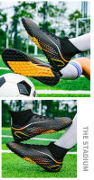 Zapatos de fútbol de caña alta con tacos rotos Amazon zapatos de fútbol para hombres y mujeres - details 25