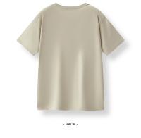 Camiseta de Algodón Puro Semir Manga Corta, Color Sólido, Versátil, Nueva Primavera 2025 - details 7