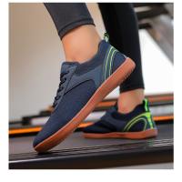 Nueva Amplia Última Zapatos Cómodos Zapatos Para Caminar Amplia Cabeza Transpirable Suela Blanda Pareja Flyknit Deportes Zapatos De Conducción - details 21